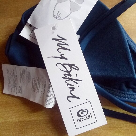 NWT Rip Curl ~ My Bikini ~ Blue Top ~ XS ~ Removable Padding ~ MSRP $39.95 - Picture 5 of 10